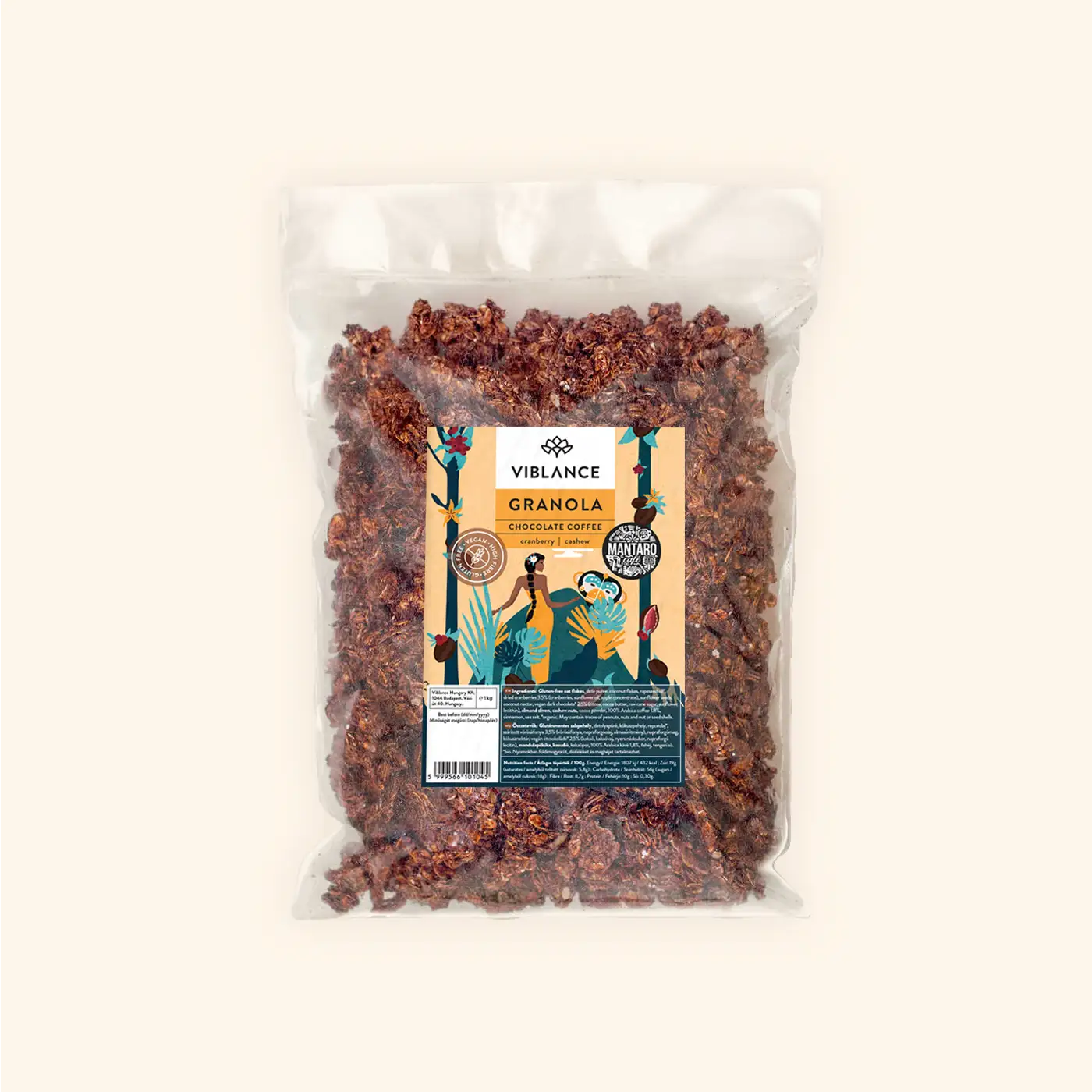Csokoládés Kávé Granola - 1000g
