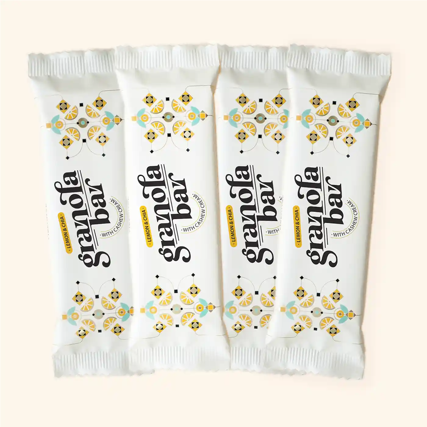 Lemon & chia granola szelet - 4 szelet (4x 55g)
