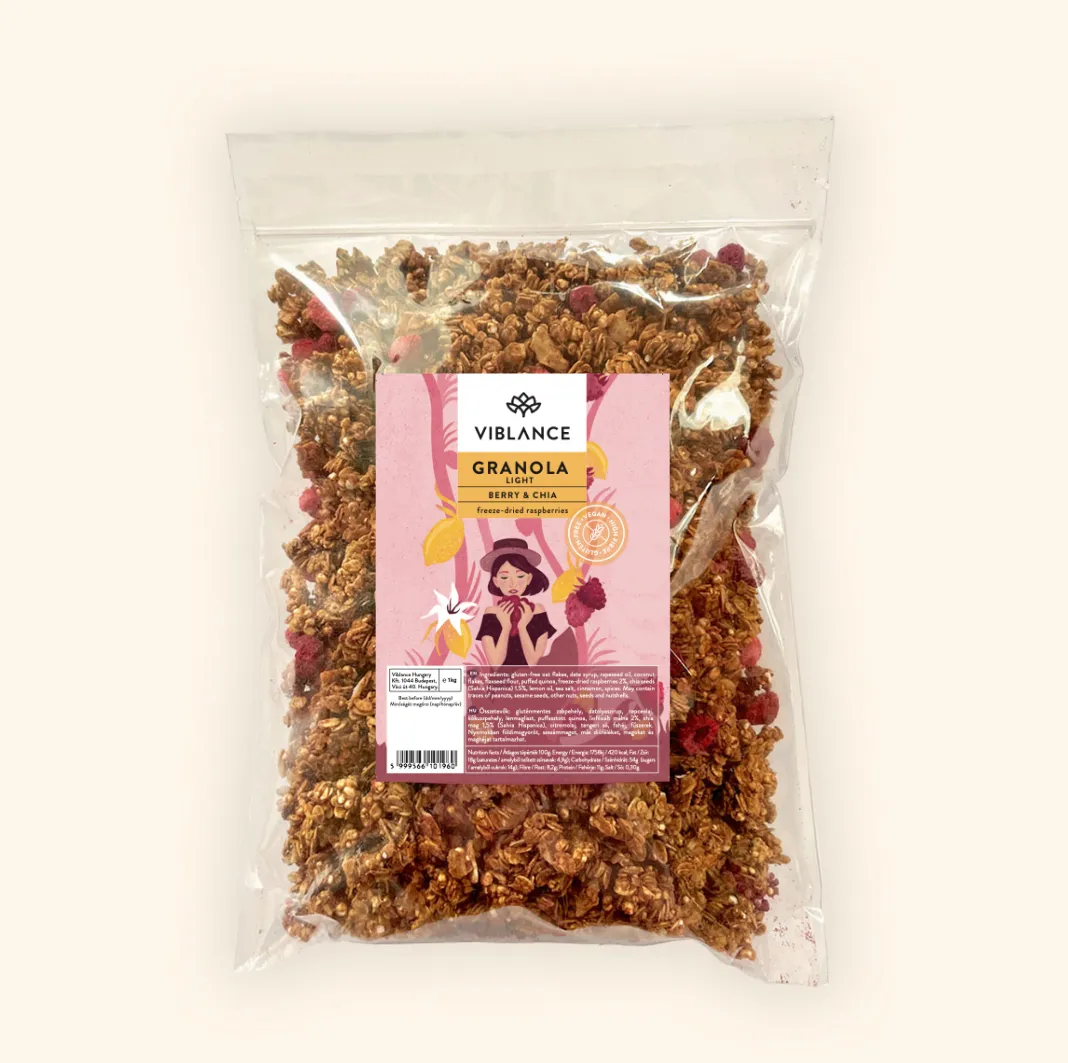 Berry & Chia Granola Light - 1000g