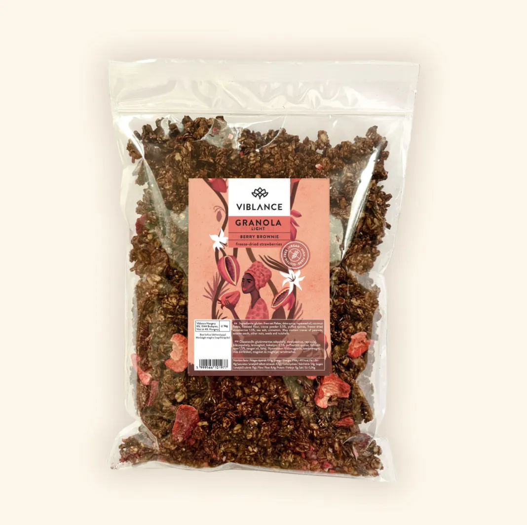 Berry Brownie Granola Light - 1000g